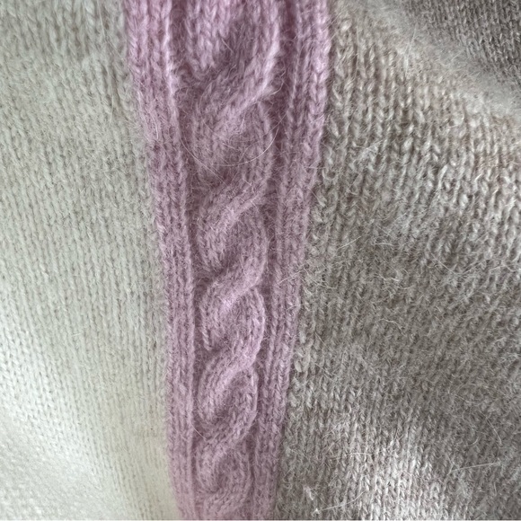 Vtg Mamut Moden Lambswool Angora Blend Mock Neck Sweater Made in Germany 44 (12) - Picture 10 of 12